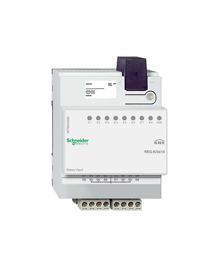 MTN644592_Schneider.jpg ماژول ورودی دیجیتال 8 کاناله 10V AC اشنایدر MTN644592